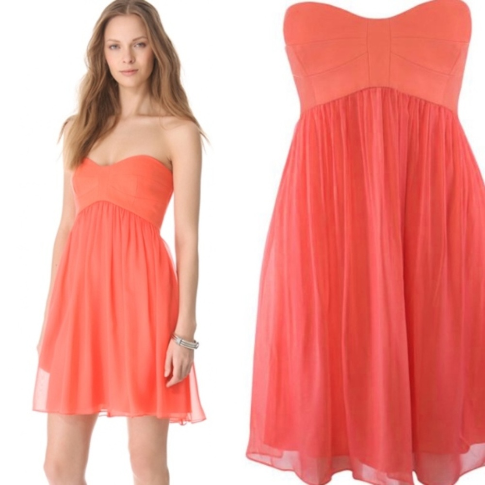 DVF Asti Sweetheart Strapless Dress NWT